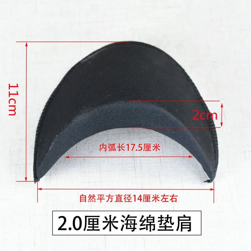 5Pairs Men Blazer Shoulder Pads Women Blouse Soft Padded Overcoat T-shirt Clothes DIY Apparel Sewing Ingredients Accessories
