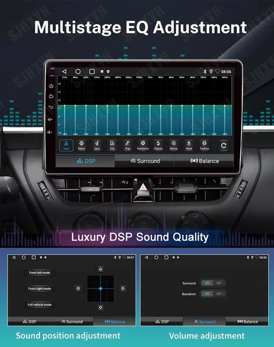 Car DVD Android 16 Radio Stereo For Fiat 500 2007-2015 Auto Multimedia Player GPS Navigation Head Unit High-Performance WIFI