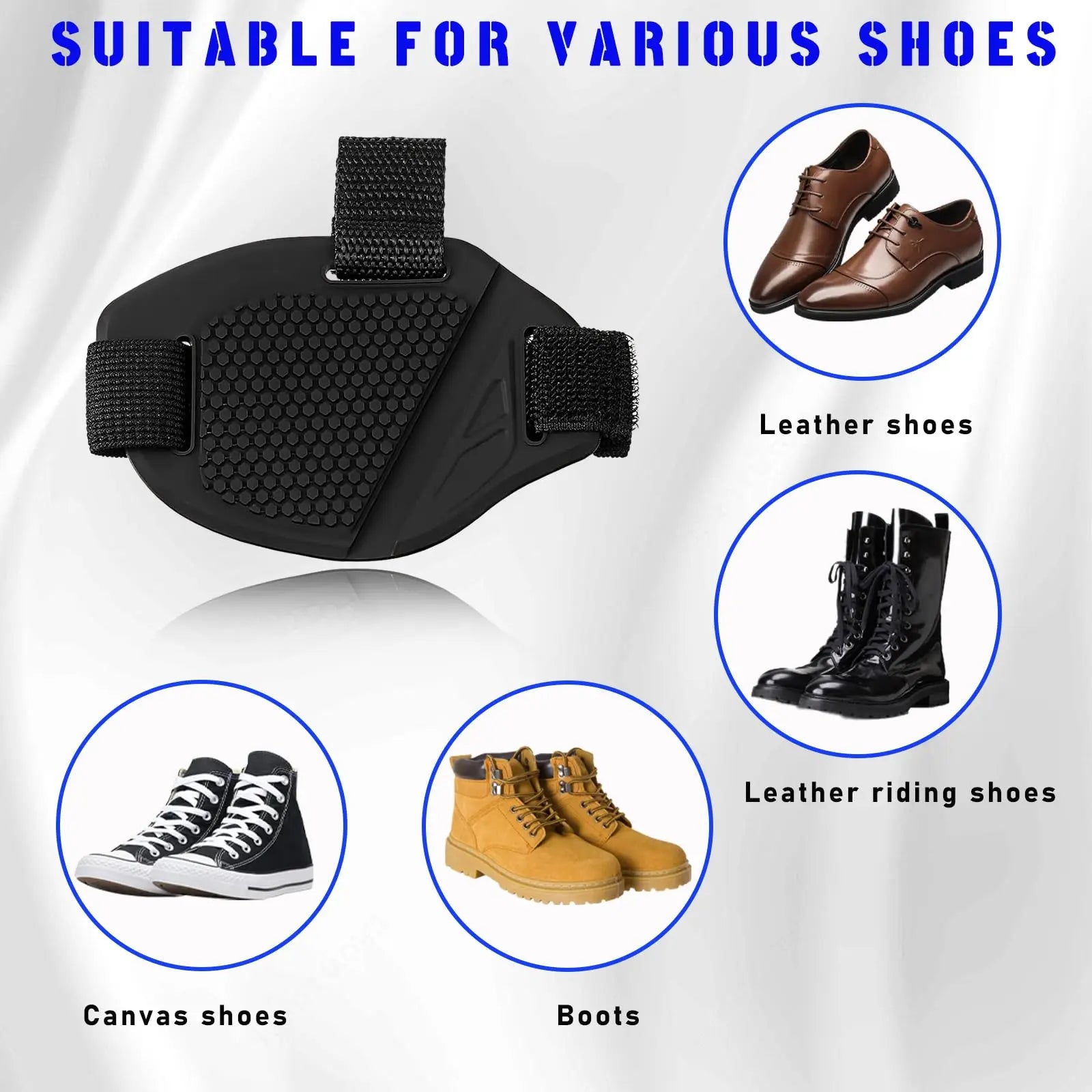 Dustproof Motorcycle Shift Pad Gear Shoes Protective Motorbike Gears Shifter Men Protector Motocross Boots Cover Accessories