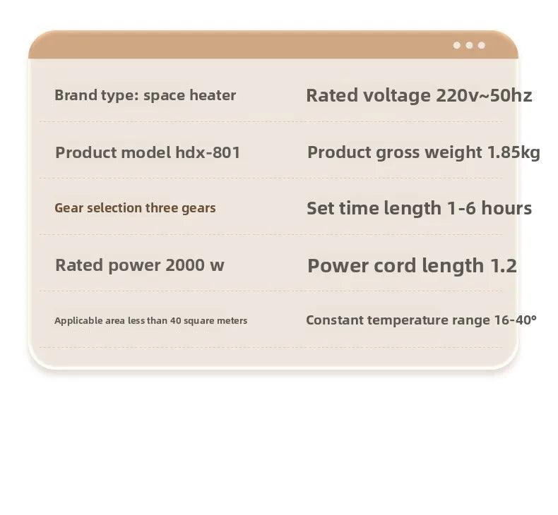 Household Wall Mounted Bathroom Energy Saving Quick Heating Electric Heater Desktop Remote Control Dual Purpose Heater