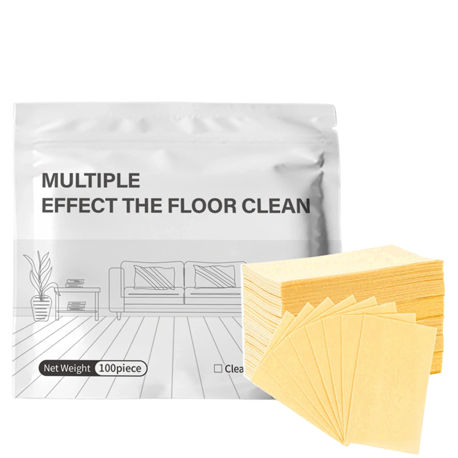 Floor Cleaner Cleaning Sheets Stain Removal Brightening and Fragrance-retaining Floor Cleaning Supplies