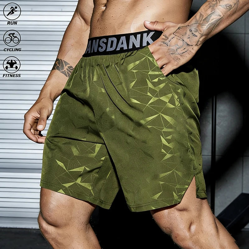 Men Running Shorts Summer Sportswear Male Football Clothing Gym Fitness Tracksuit Jogging Training Shorts Sport Short Pant Men