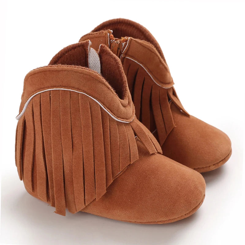 Newborn Baby Boots 0 12 Months Winter Denim First Walkers Boys Girls Warm Casual Western Style