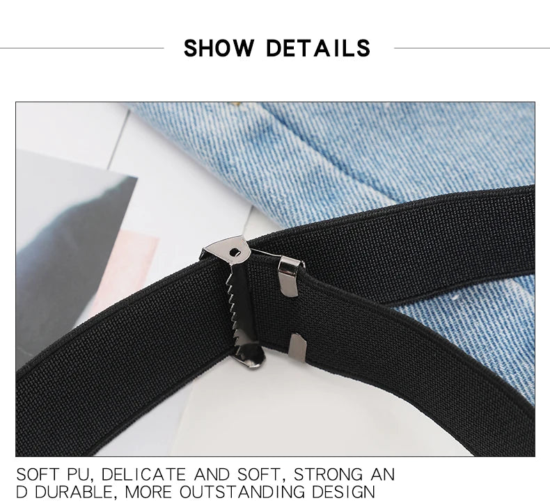 Buckle-Free Belt For Jean Pants,Dresses,No Buckle Stretch Elastic Waist Belt For Women/Men,No Bulge,No Hassle Waist Belt