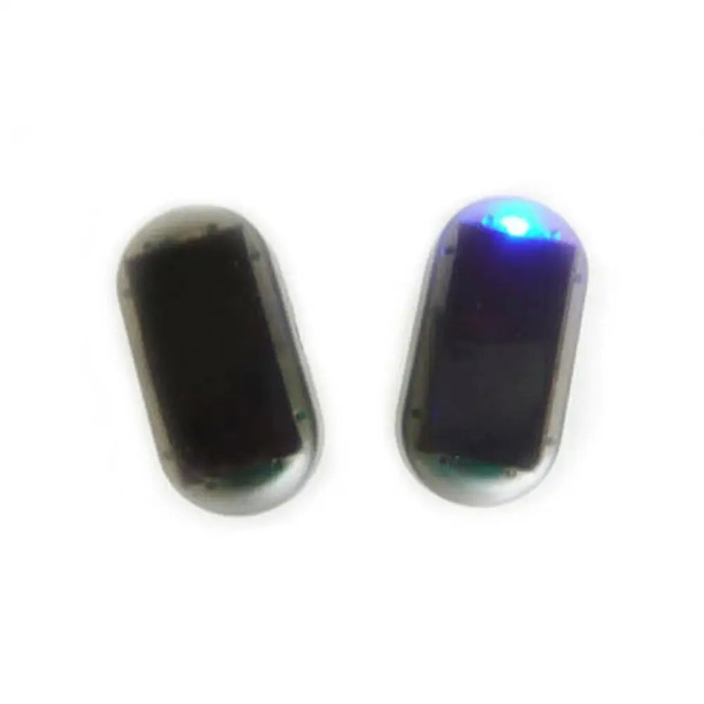 1Pcs Solar Powered Car Fake Security Light Simulated Dummy Alarm Wireless LED Flashing Lamp Anti Theft Warning Caution Light