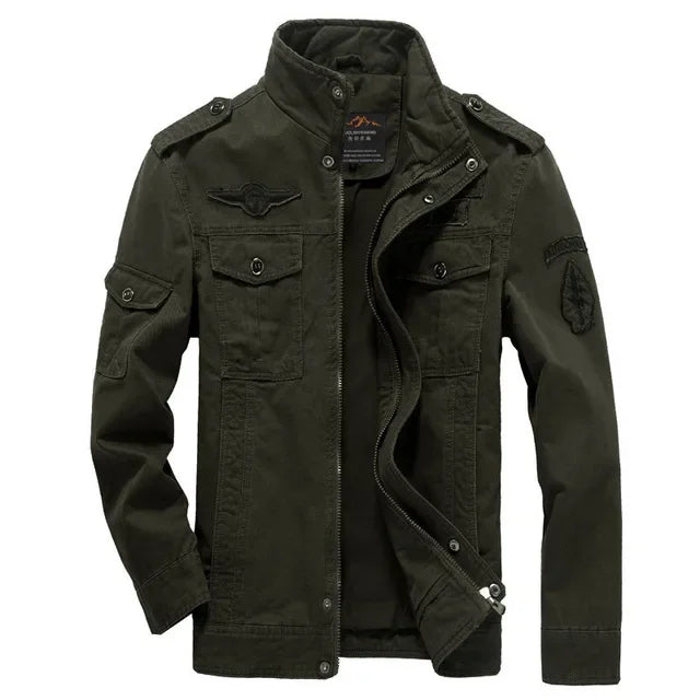 New 2025 Casual Army Military Jacket Men Plus Size M-6XL Jaqueta masculina  Spring & Autumn Cargo Mens Jackets Coat
