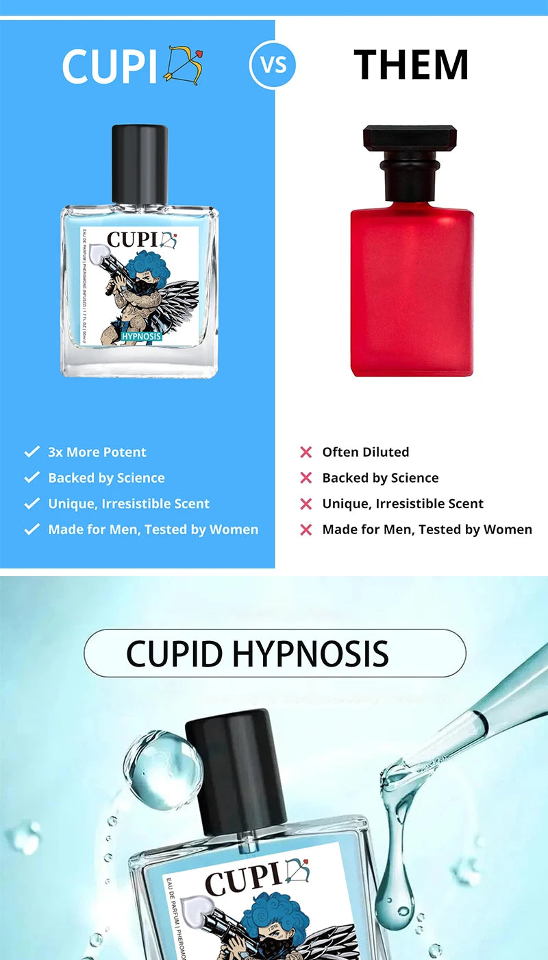 Unisex EDP Perfume Cupid Design 50ml Portable Long Lasting Eau de Parfum Men Women Daily Use Original Brand Elegant