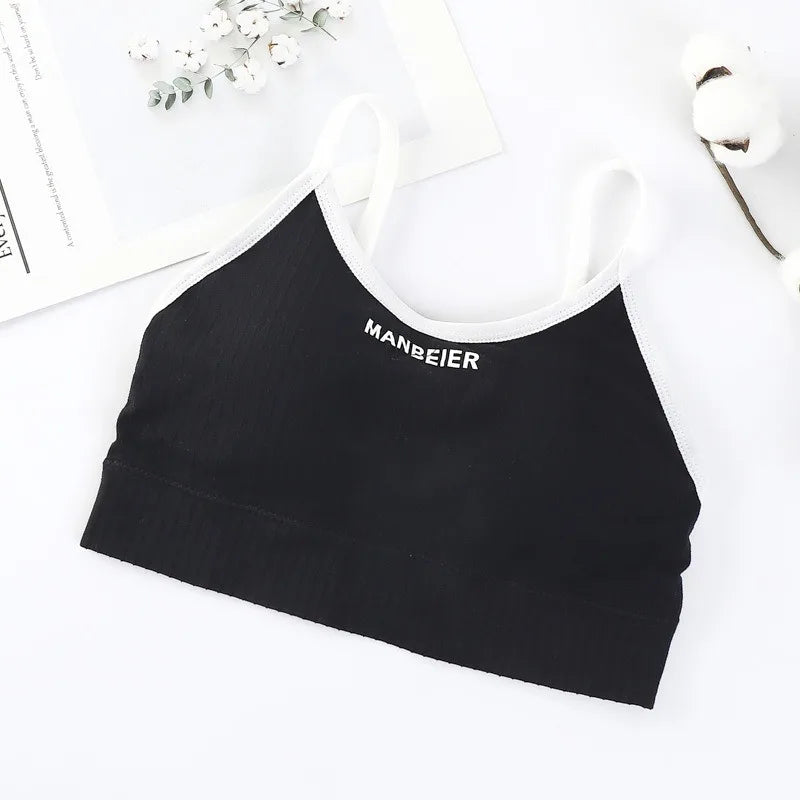 New Sports Bra for Women Gym Sexy Crop Top Bra Women Cotton Underwear Soft Comfort Tube Tops Female Brassiere Tops for Girls