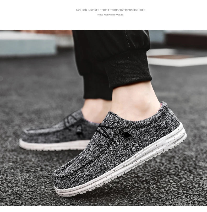 Men's Mesh Loafers Autumn Mens Vulcanized Shoes Breathable Lightweight HikingOutdoor Sports Shoes Zapato Abierto Scarpa Aperta