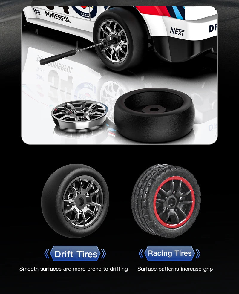 4WD RC Drift Car 1:43 Remote Control Cars Truck 4x4 Racing Drifting 2.4G Radio Mini Vehicle Model Toy Gift for Adults Kids Boys