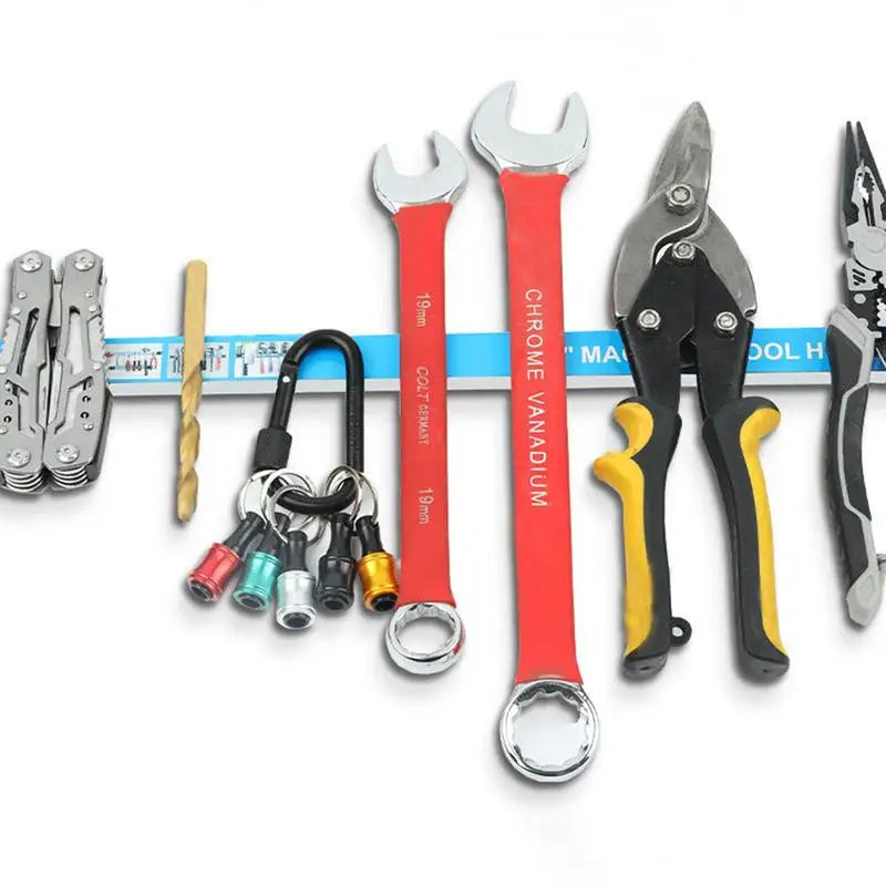 Magnetic Screwdriver Holder Workbench Tool Storage Organizer Power Tool Storage Organization Strip Mounted Workbench Board