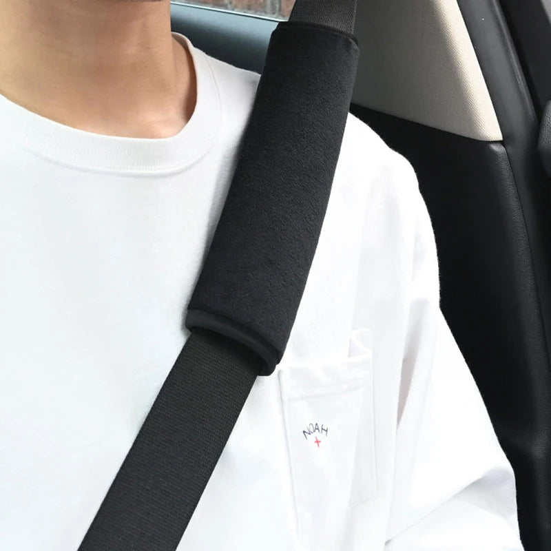 2pcs Seat Belt Covers Car Accessories Accesorios Coche Car Shoulder Pad Seat Belt For Adults Youth Kids Accessories Interior