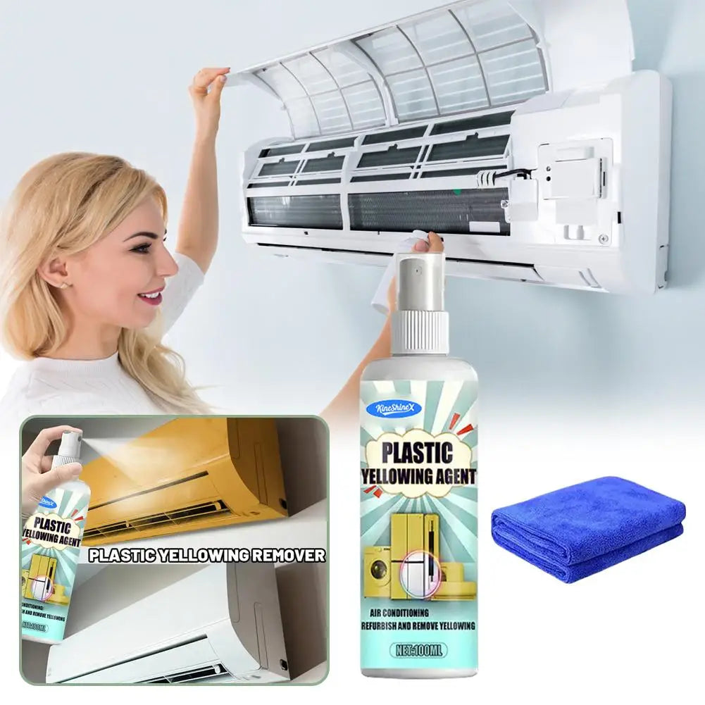 Plastic Remove Yellowing Cleaning Agent |Air Conditioning Washing Machine Renovation | Anti Oxidation Appliances Cleaning Supply