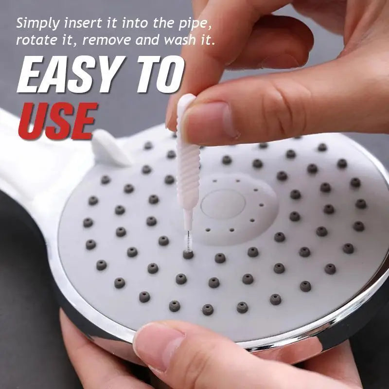 10Pcs Bathroom Gadgets Nozzle Spout Brush Shower Head Cleaning Brush Small Hole Drill Brushes Cleaning Appliances Accessories