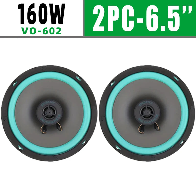 2PCS 4/5/6.5 Inch Car Speakers HiFi Coaxial Car Door Subwoofer Universal Automotive Audio Music Full Range Truck Stereo Speaker