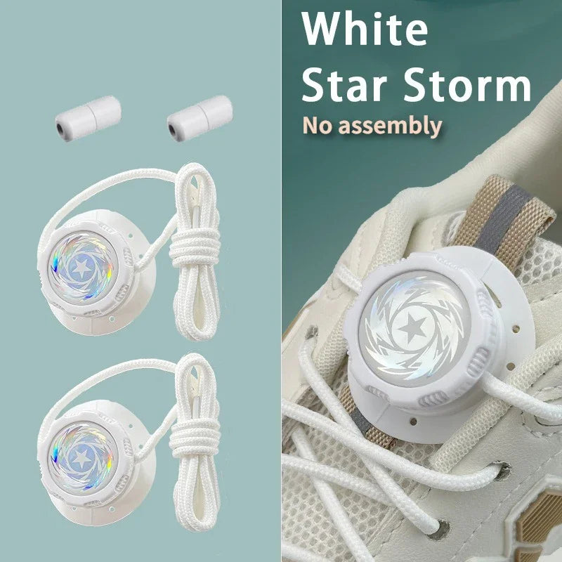 1 Pair of Sports Shoe Laces, Lace-free Swivel Buckle for Men and Women, Casual Lazy Shoes, Lace Accessories, Sports Shoe Laces