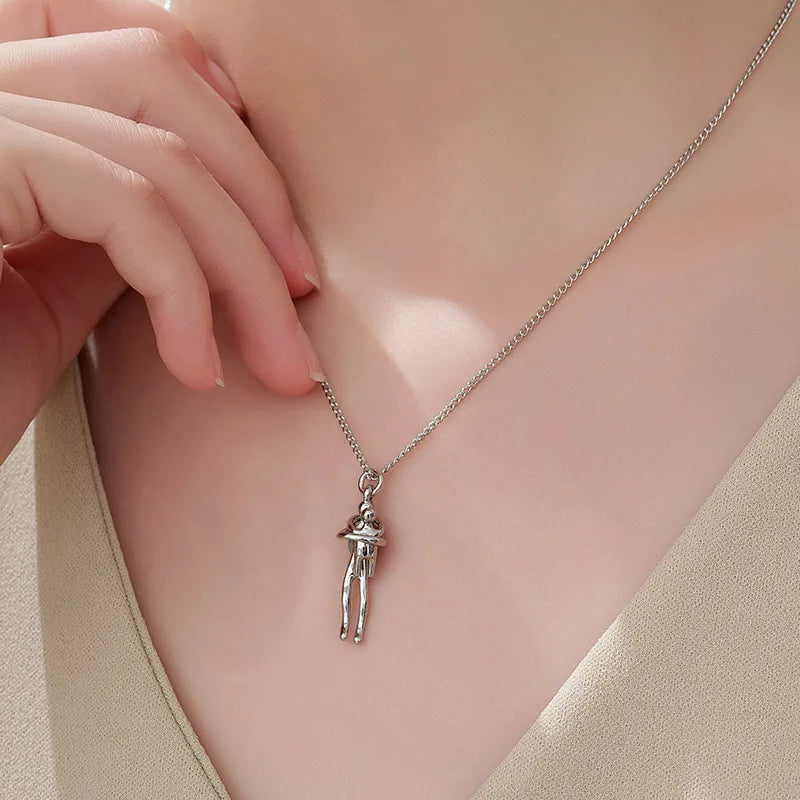 2025 Two-Tones Hug Necklace Detachable Mother And Child Pendant DIY Love Jewelry for Family Special Occasions