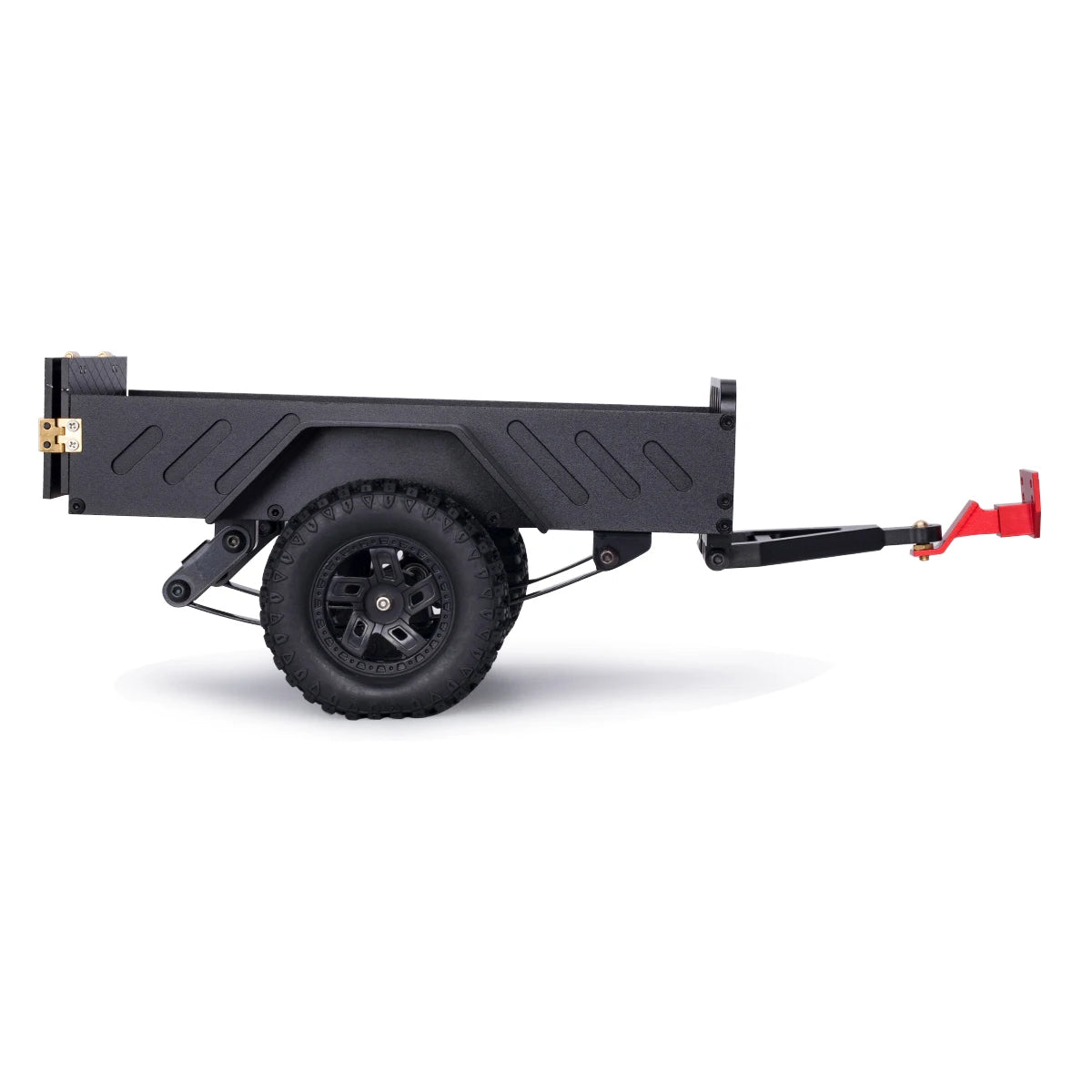 1Pcs CNC Aluminum RC Trailer Hook Drop Hitch Receiver for 1/10 RC Crawler Car D90 Upgrade Parts