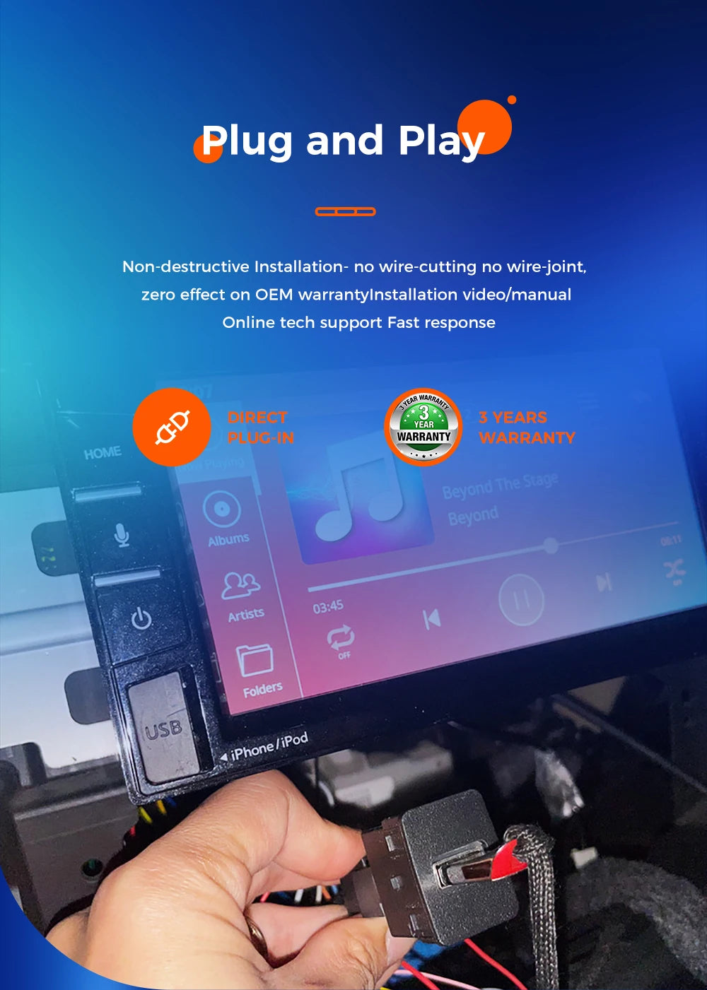 12.3" Android 14 CarPlay Auto Car Radio For Jeep Wrangler 2018-2022 Touch Screen Multimedia Stereo Player GPS Navi dsp Head Unit