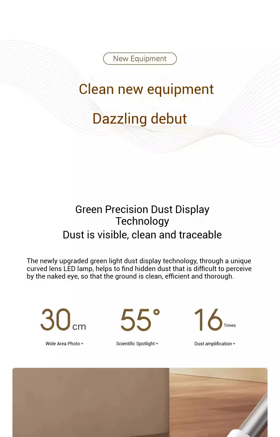 XIAOMI MIJIA Wireless Vacuum Cleaners 2 Dust Display Edition, 24kPa Suction, Maximum Battery Life 60 Min, Cordless Handheld Vacu