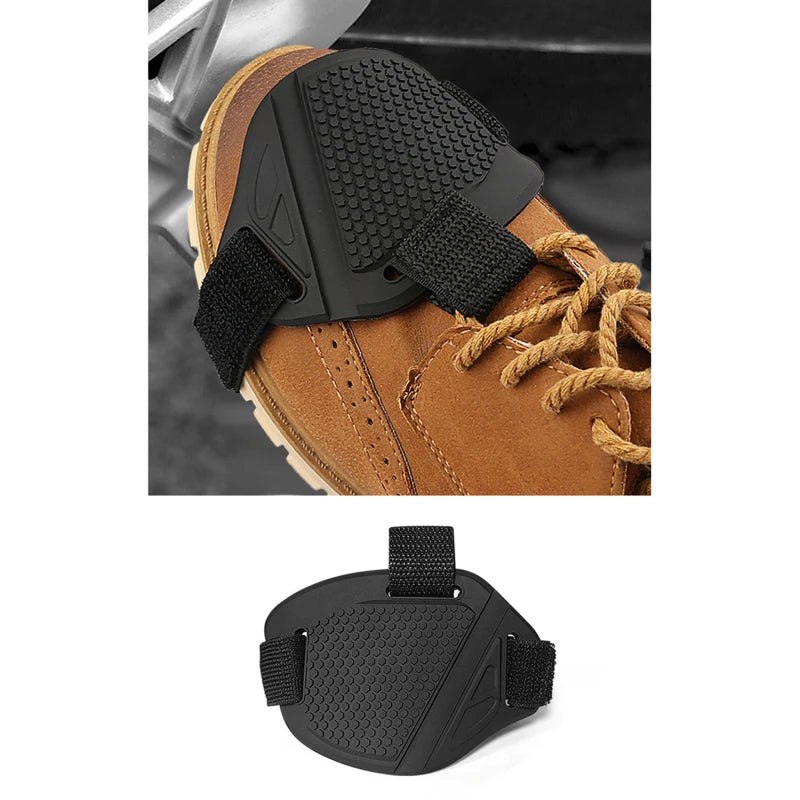 Dustproof Motorcycle Shift Pad Gear Shoes Protective Motorbike Gears Shifter Men Protector Motocross Boots Cover Accessories