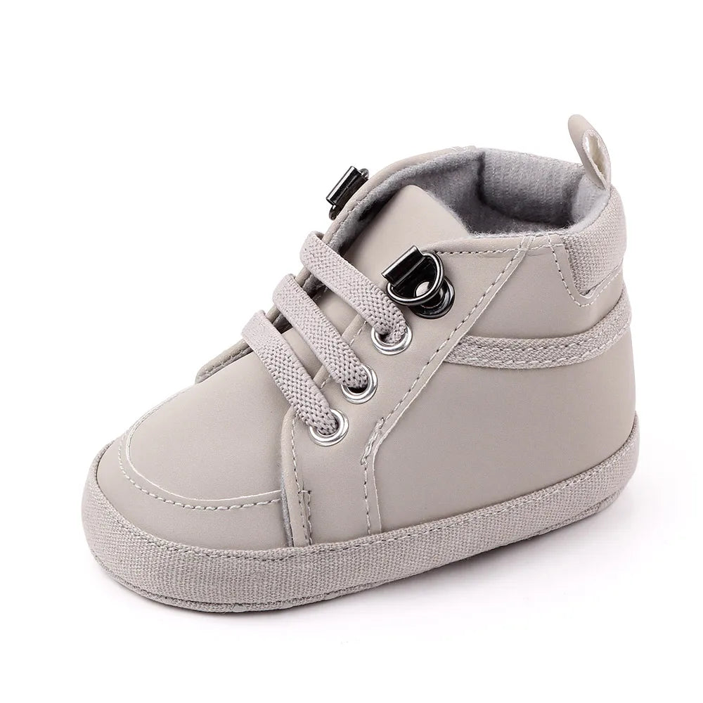 Baby Casual Shoes Ankle-covered Little Boots for 0-1 Years Toddler Boys Outdoor Prewalking