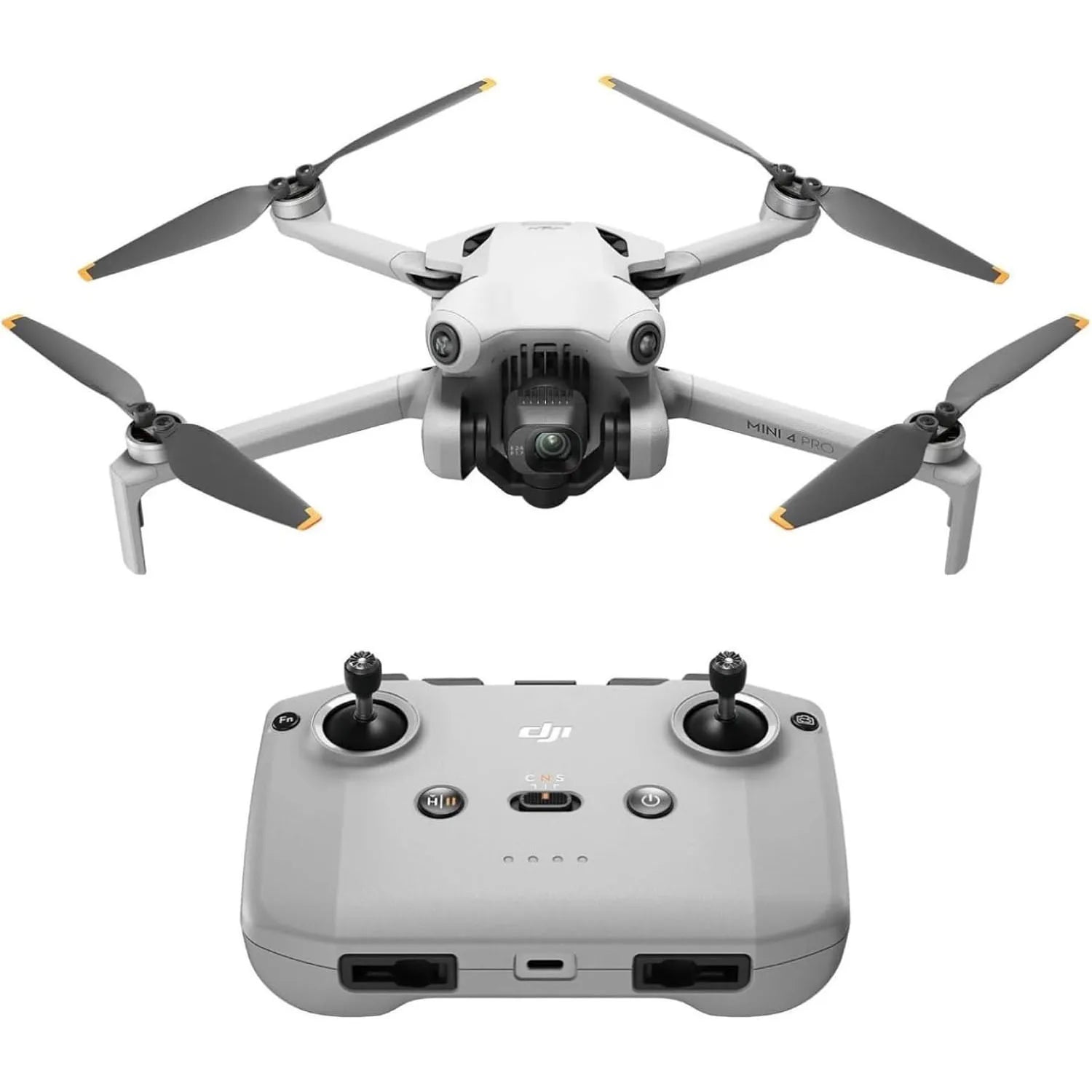 DJI Drones Mini 4 Pro (DJI RC-N2), Drones with Camera for Adults 4K, Under 0.549 Lbs/249 g, 34 Mins Flight Time, 20km Max Video Transmission Distance, Omnidirectional Vision Sensing, Mini Drone for Beginners