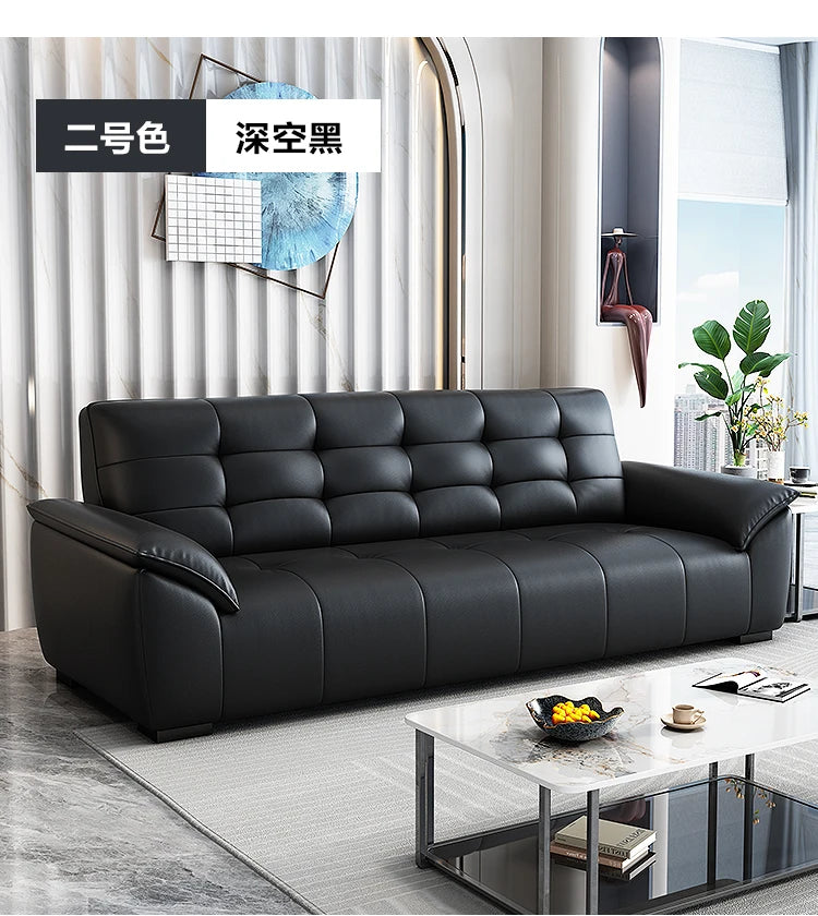 Office Sofa Simple Leisure Lounge Area Reception And Discussion Small Rental Room Three-person Coffee Table Combination