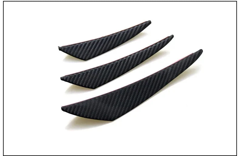 Hot Sale 6pcs/set Decoration Diffuser Splitter Fin Body Spoiler Canard Valence Chin Car Tuning Canard Universal Front Bumper Lip