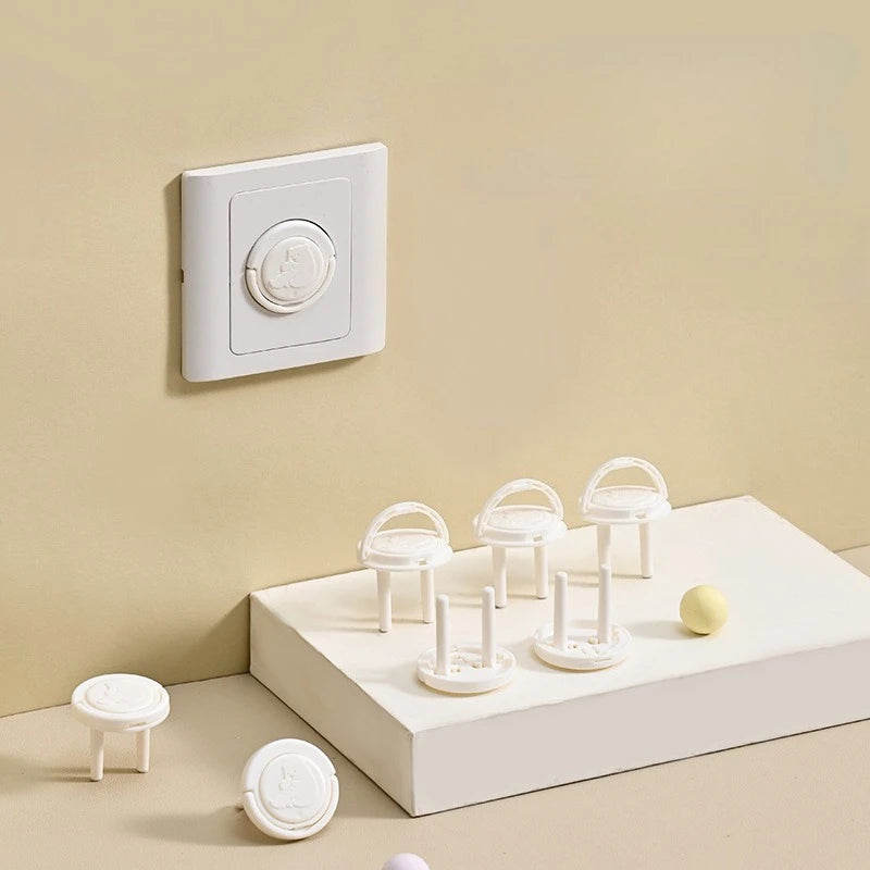5/10PCS Baby Electrical Safety Socket Protective Cover European Standard Anti-electric Shock Socket Cover Baby Safe Protection