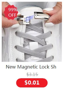 Press Lock Shoelaces Without ties Colorful Lock Elastic Laces Sneakers Kids Adult Flats No Tie Shoe laces for Shoes Accessories