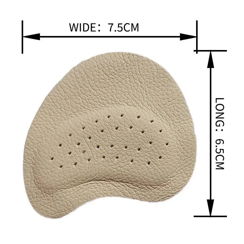 4PCS Sandals Anti-slip Stickers Leather Forefoot Pad Women High Heels Pain Relief Insert Insoles Toe Cushion Foot Care Shoes Pad