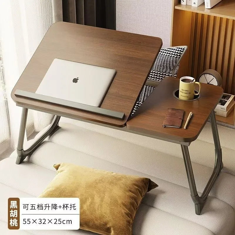 Bed foldable lifting computer desk small table notebook student dormitory lazy study table writing table desk