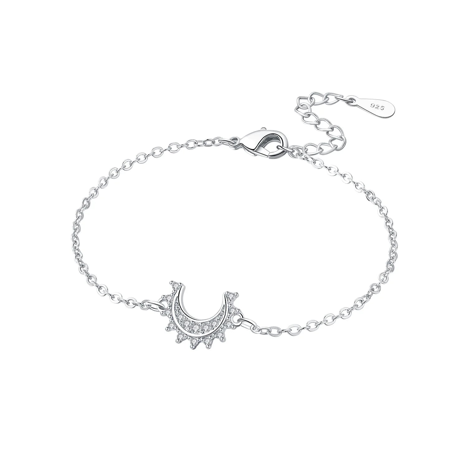 Original 925 Sterling Silver Zirconia Tennis Chain Bracelet for Women Adjustable Gold Color Hot Sale Ideal Birthday Party Gifts