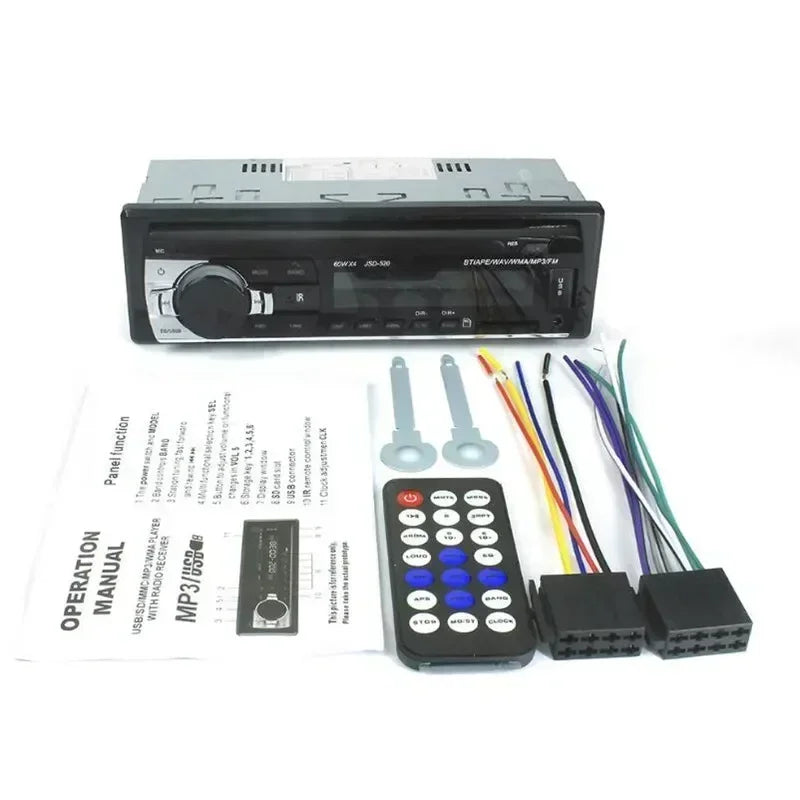 Car MP3 Player Stereo 12/24V 60W Bluetooth Audio Radio Car Truck Usb Bluetooth Handsfree Call Car USB Card Insert MP3 Radio Kit