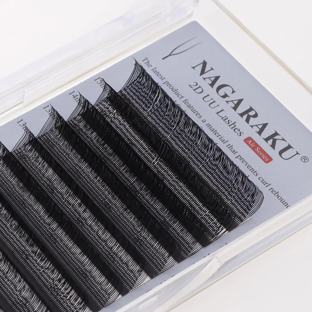NAGARAKU U Shape YY 2D UU Soft Light Natural Eyelash Extensions Parallel Makeup Supplies