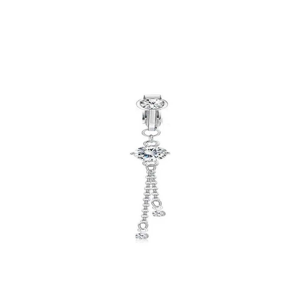 Faux Fake Belly Butterfly Fake Belly Piercing Heart Clip On Umbilical Navel Fake Pircing Moon Star Leaves Cartilage Earring Clip