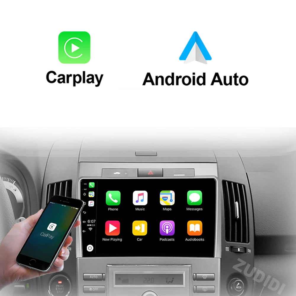 Car Radio Multimedia Player For Toyota Corolla Verso 2004-2009 2 Din 4G Carplay Wifi Navigation GPS Android Autoradio Head Unit