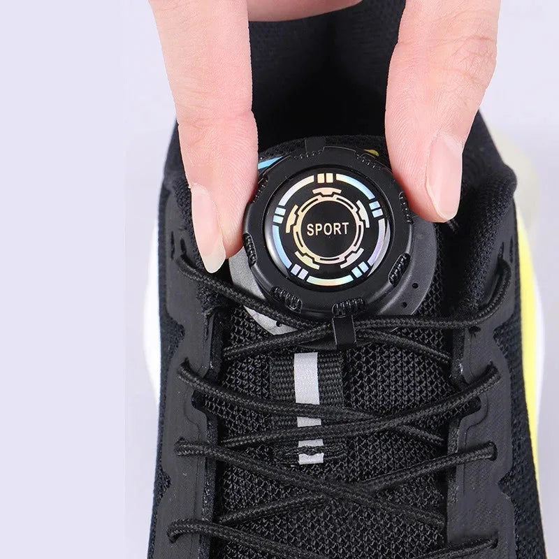 1 Pair of Sports Shoe Laces, Lace-free Swivel Buckle for Men and Women, Casual Lazy Shoes, Lace Accessories, Sports Shoe Laces