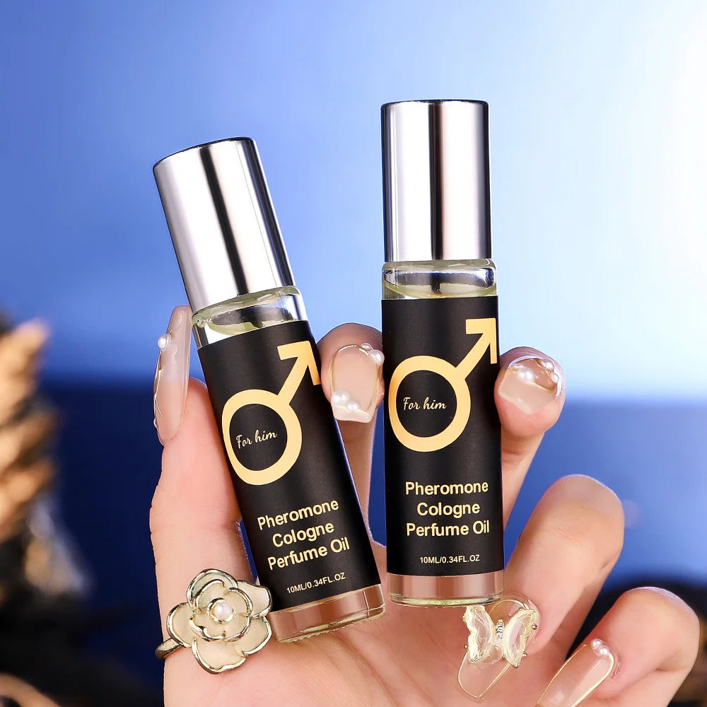 Men's rolling fragrance, long-lasting fragrance, cologne fragrance, emits charming fragrance, suitable for dating and daily use