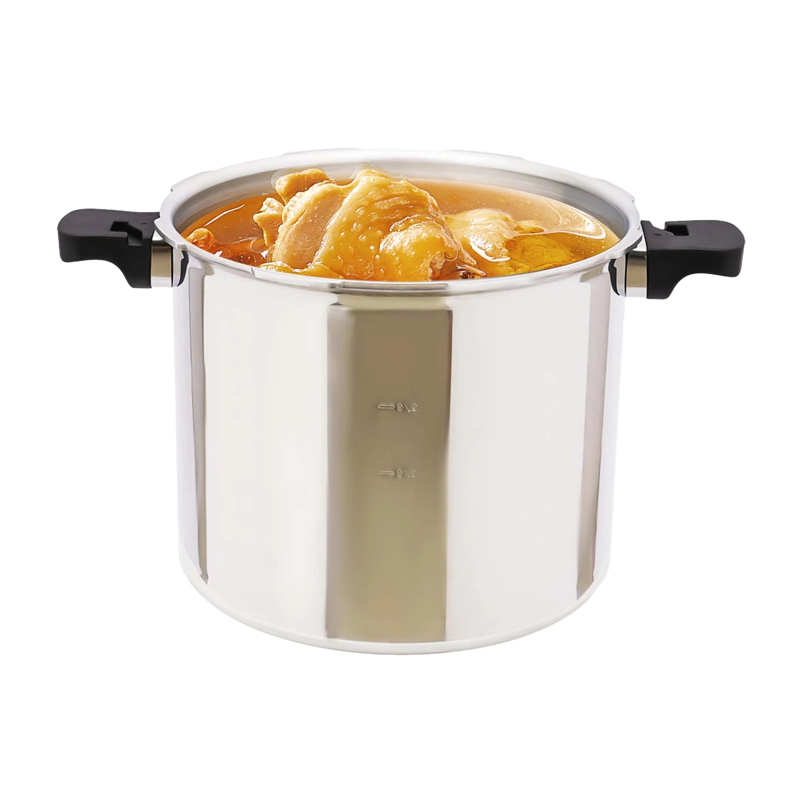 22L Large Capacities Pressure Cooker 90Kpa Commercial Stainless Steel Explosion-Proof Pressure Cooker For Gas Stoves 32*28cm