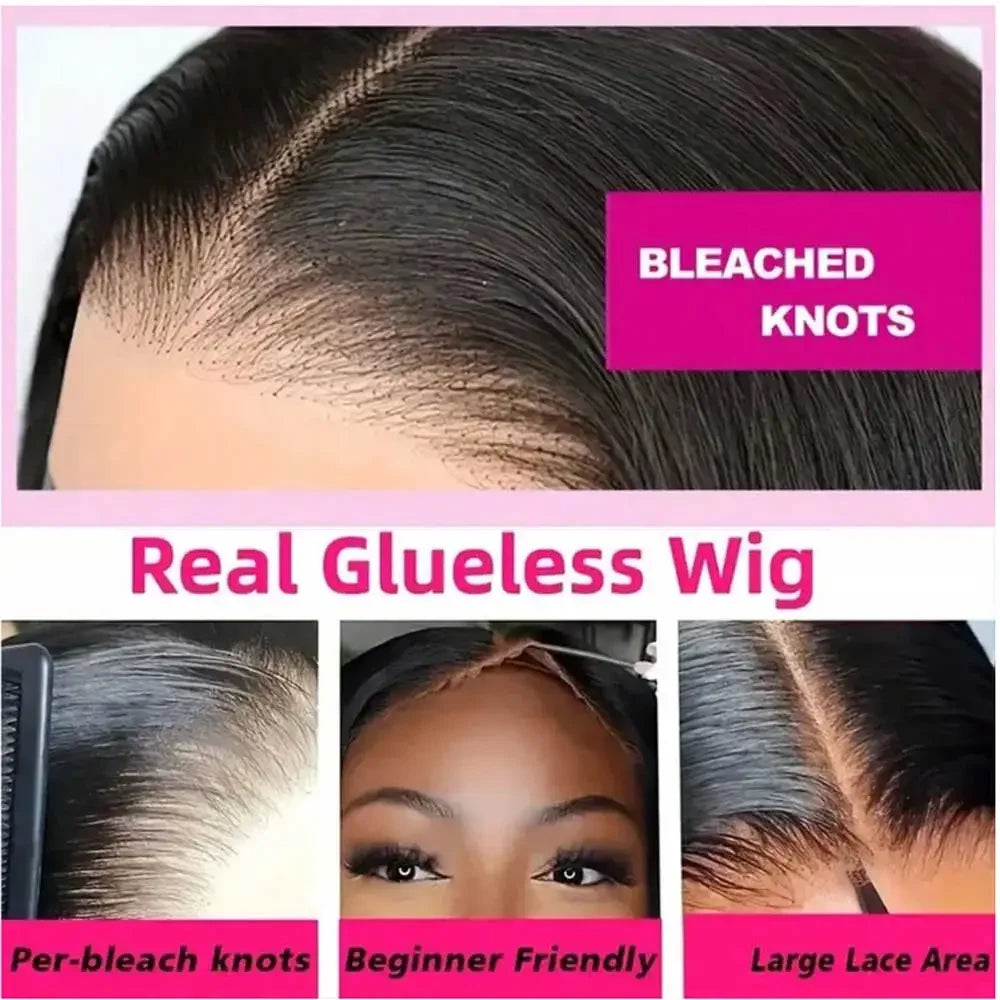 40 42 Inch Straight Human Hair Wigs 13x4 13x6 HD Lace Frontal Wigs For Women Glueless Bone Straight Lace Front Human Hair Wigs
