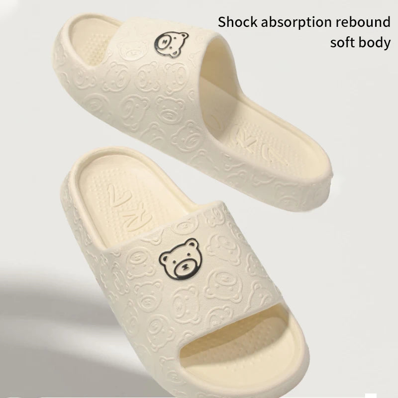 Non-Slip Slippers for Women Outdoor Wear 2024 New Indoor Home Sandals Female Summer Eva