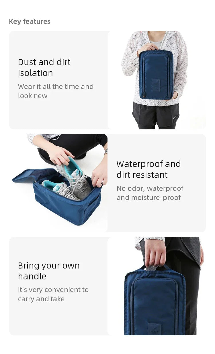 1/3PCs Portable Shoe Bags Travel Holds Multifunction Waterproof Folding Storage High Capacity Shoe Pouch Organizer