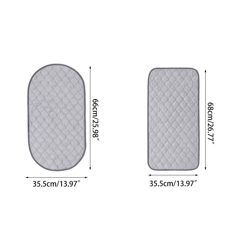 Baby Diaper Mat Waterproof Reusable Bamboo Liner Changing Pat Mattress for Newborn Infant Girls Boys Newborn Portable