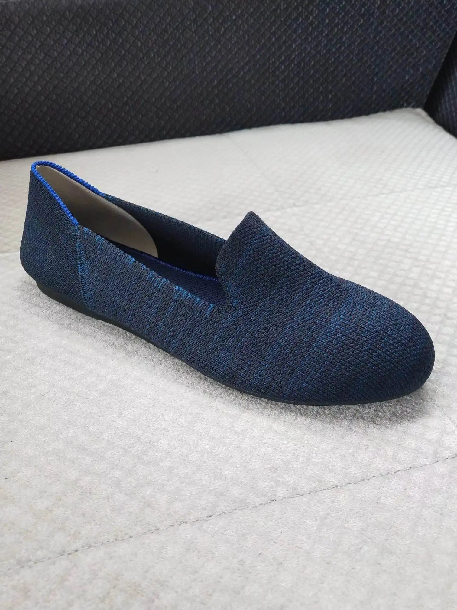 Maggie's Walker Women's Stretchable Soft Bottom Knitted Flats Spring Shallow-mouth Washable Casual Loafers Size 35~40
