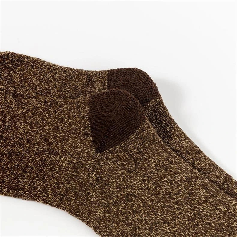 Winter Warm Thick Towel Bottom Man Socks Wool Male Slipper Merino Against Cold Snow Mid-Calf For Men And Women Thermal Thickened