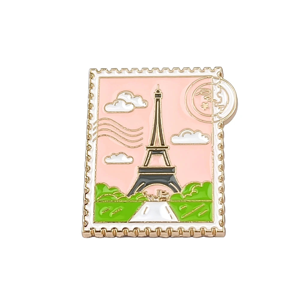 Cartoon Plane Earth Adventure Travel Life Enamel Pin Brooch Cartoon Women Men Denim Jackets Lapel Backpack Badges Accessories