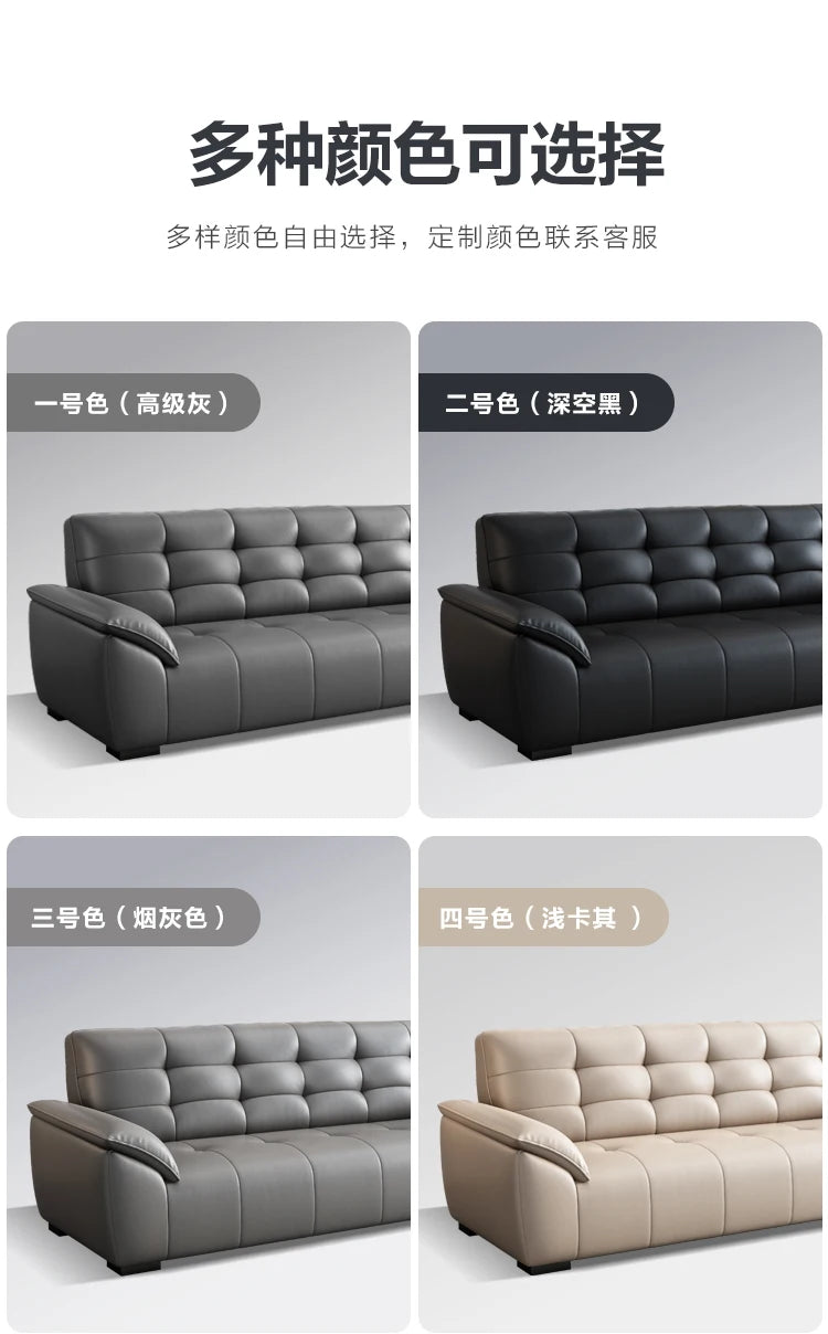 Office Sofa Simple Leisure Lounge Area Reception And Discussion Small Rental Room Three-person Coffee Table Combination
