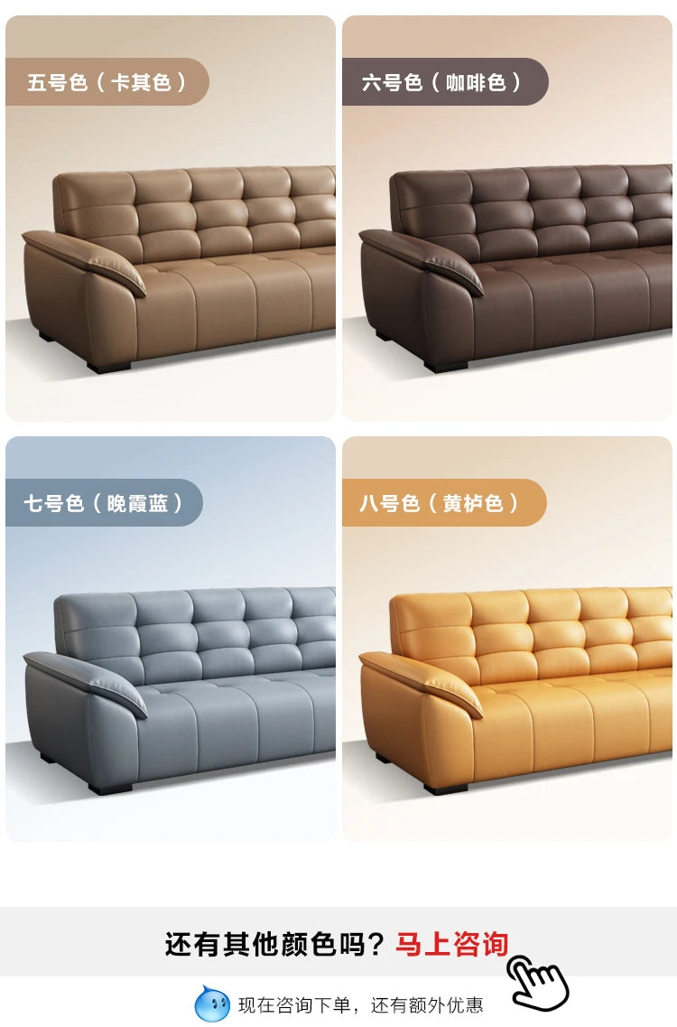 Office Sofa Simple Leisure Lounge Area Reception And Discussion Small Rental Room Three-person Coffee Table Combination